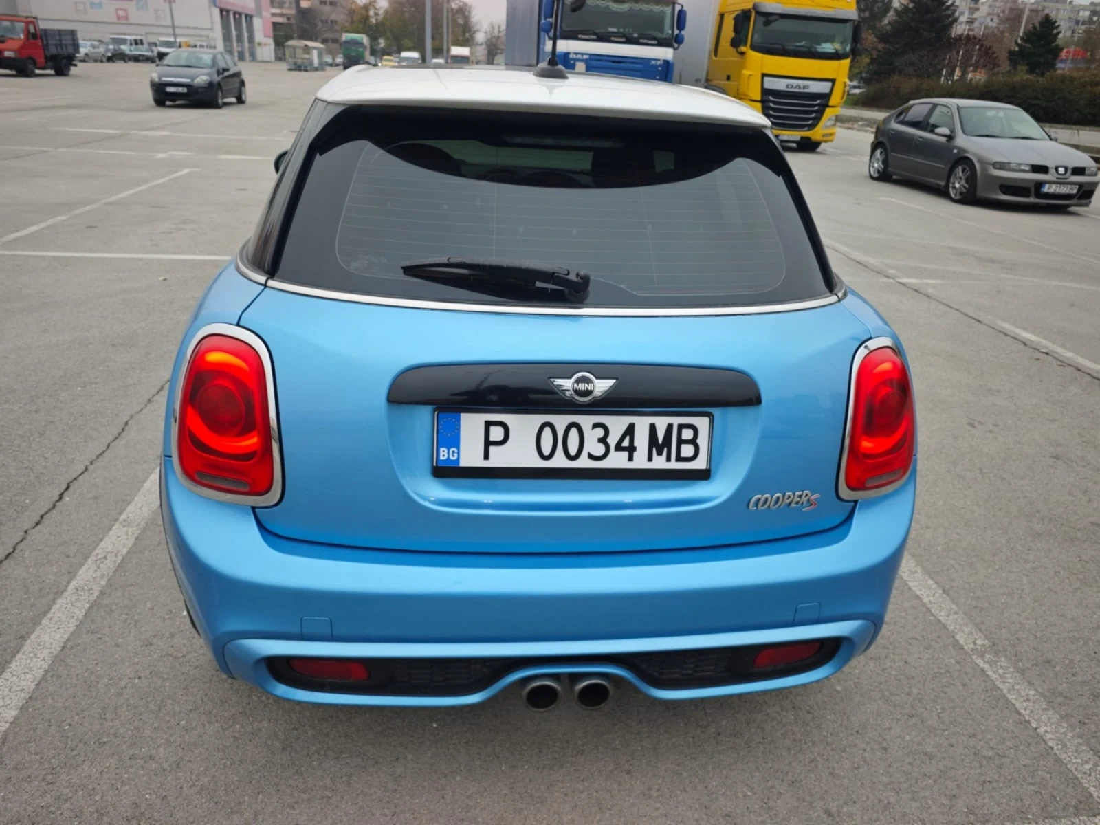 Mini Cooper s ОТЛИЧЕН* КОЖА* РЪЧКА, снимка 4 - Автомобили и джипове - 54447478