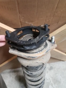 Mitsubishi PAJERO II (1990- подложка-тампон задна пружина 40 лева Ем Комплект Дружба 0884333261, снимка 3