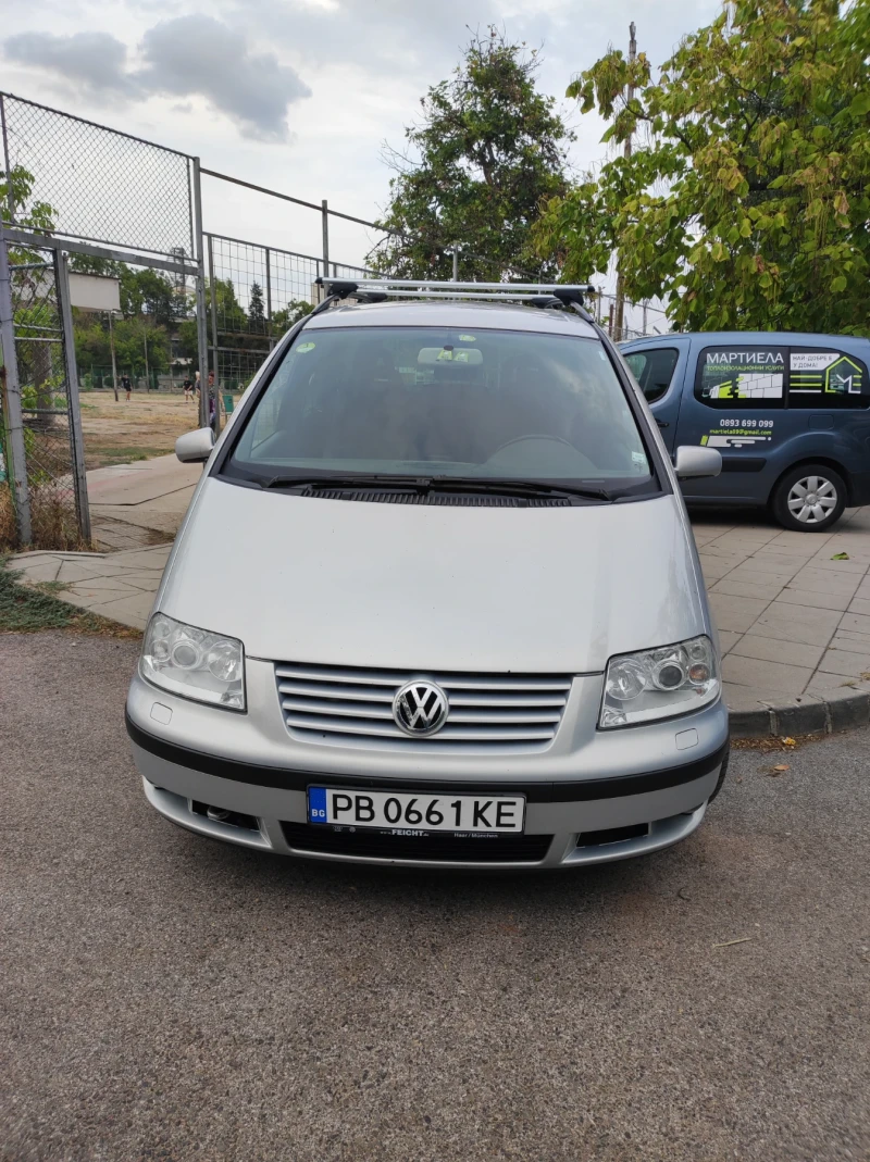 VW Sharan 1.9 Автоматик 116 кс, снимка 1 - Автомобили и джипове - 47297014