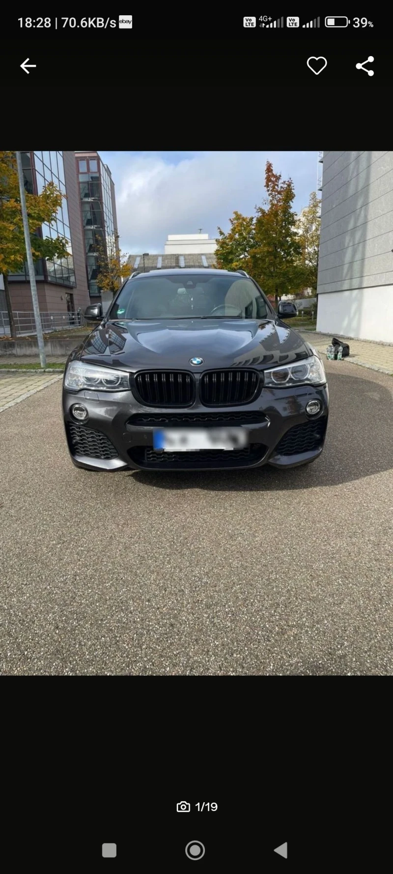 BMW X4 2.0d, снимка 3 - Автомобили и джипове - 49199695