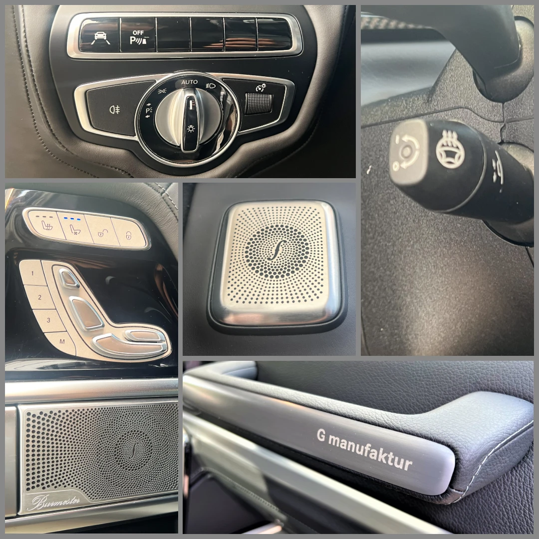 Mercedes-Benz G 63 AMG NIGHT / MANUFAKTUR / BURM / MULTIBEAM / 360 / , снимка 17 - Автомобили и джипове - 55800543