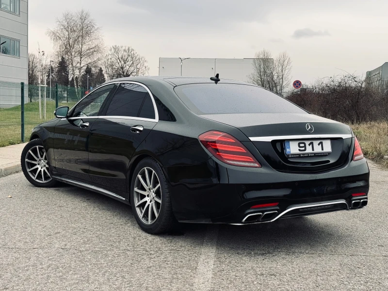 Mercedes-Benz S 63 AMG FULL/4Matic/Long/AMG/Burmester/Chauffer/3xTV, снимка 3 - Автомобили и джипове - 49521725