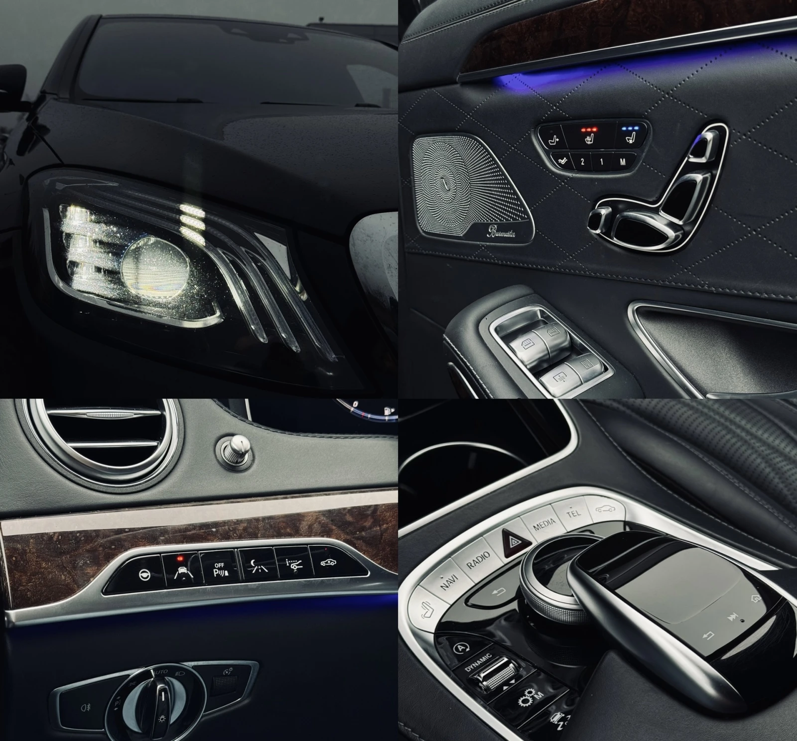 Mercedes-Benz S 63 AMG /FULL/4Matic/Long/AMG/Burmester/3xTV | Mobile.bg   17