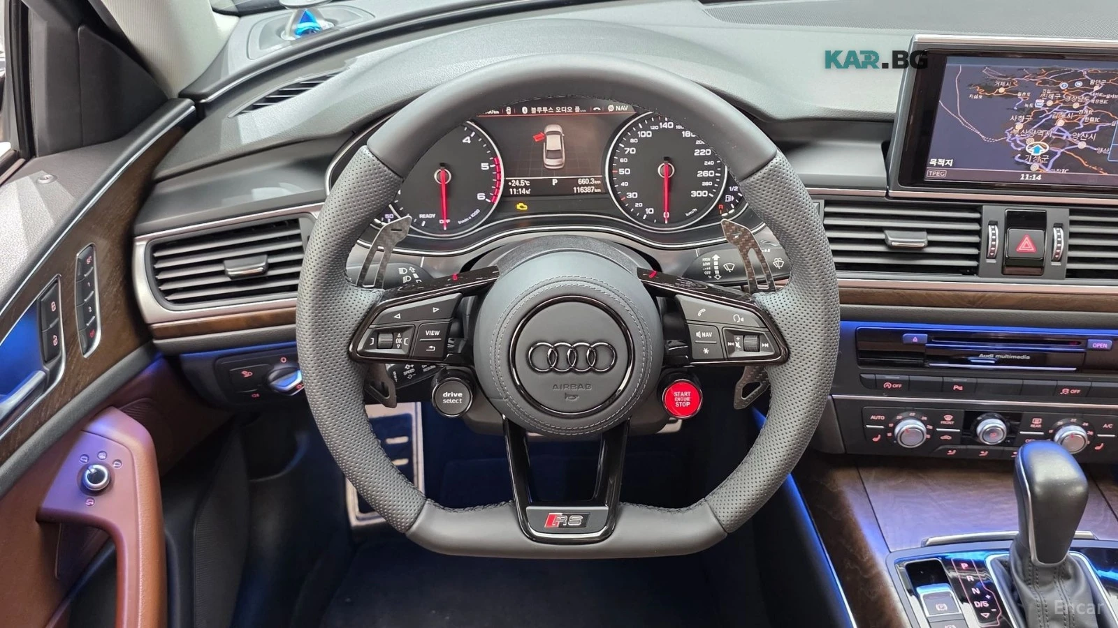 Audi A6 35-TDI/DRIVE-ASSISTS/SUNROOF, снимка 7 - Автомобили и джипове - 55741884