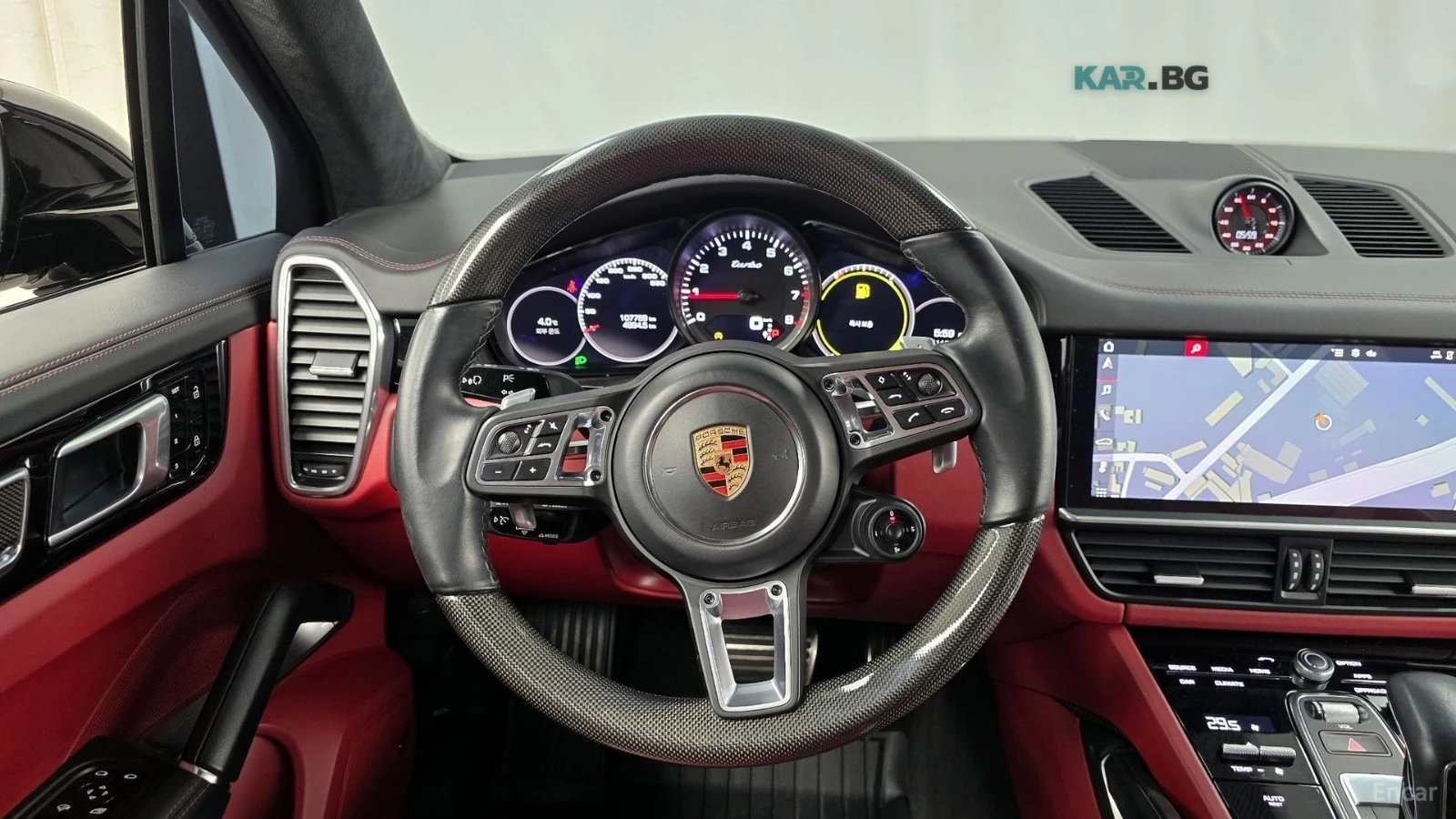 Porsche Cayenne * 4.0* TURBO* ПОДГРЕВ* ОБДУХВАНЕ* ПАНОРАМА* 360* F, снимка 11 - Автомобили и джипове - 54914401