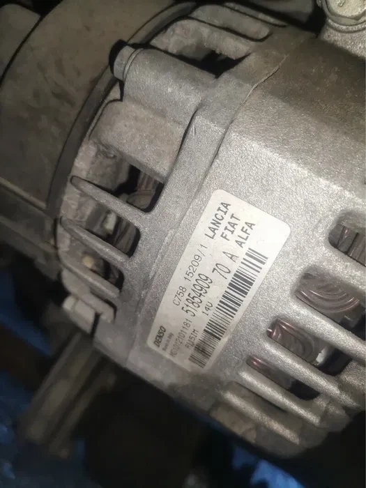 Алтернатор Динамо Фиат Алфа Ромео Fiat Alfa Romeo 2008-2018 година, снимка 4 - Части - 56194138
