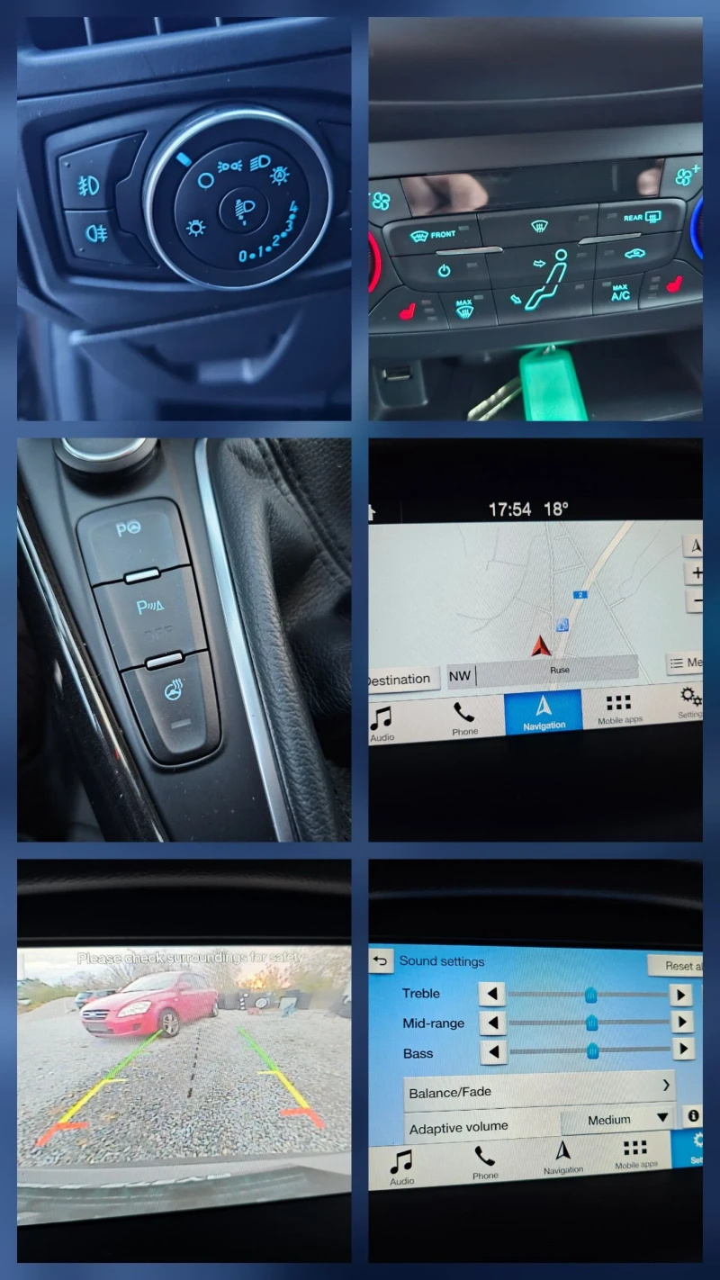 Ford Focus 1.5tdci 120k.s Kamera Podgrev volan, снимка 17 - Автомобили и джипове - 52281065