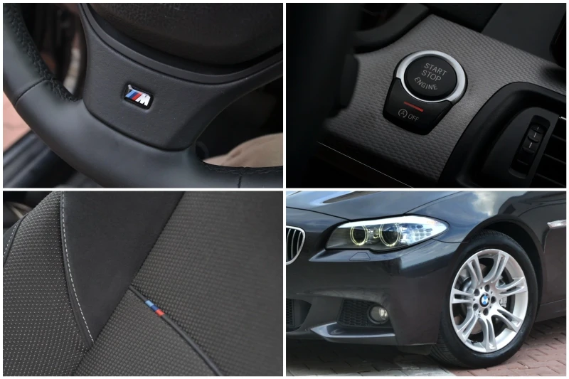BMW 525 M-pack 2013 biturbo 218hp 4x4 197.000 km, снимка 17 - Автомобили и джипове - 52404093