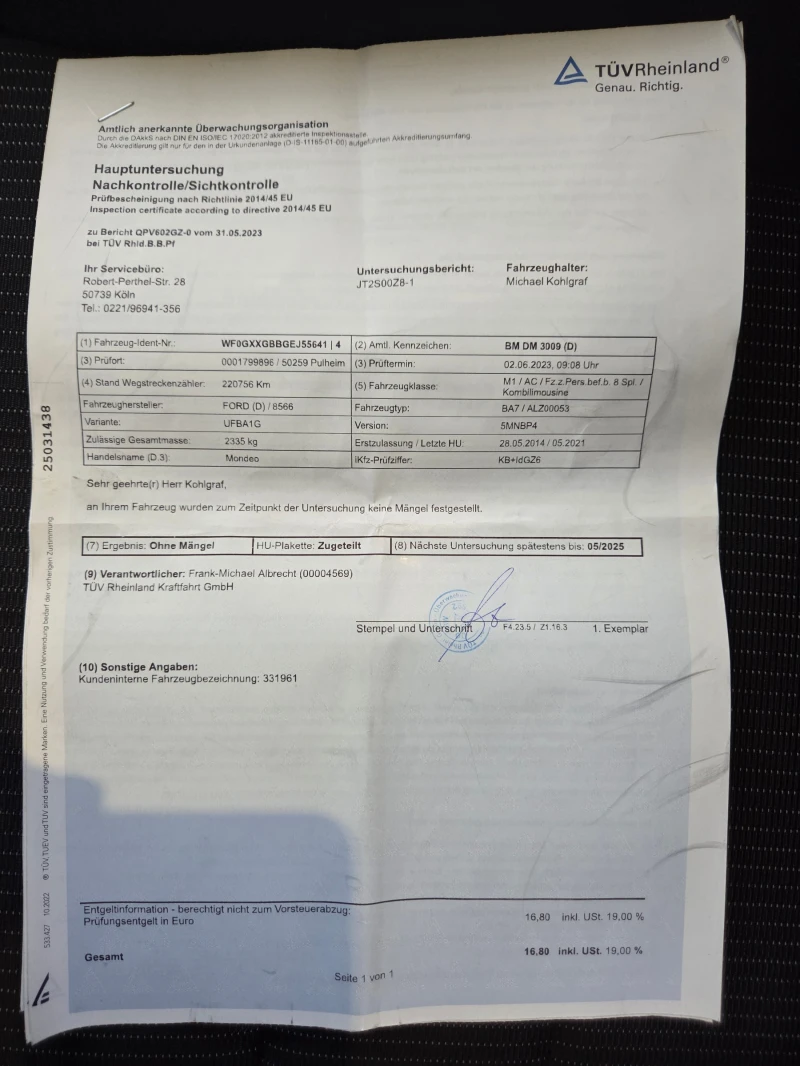 Ford Mondeo TITANIUM, снимка 15 - Автомобили и джипове - 53513394