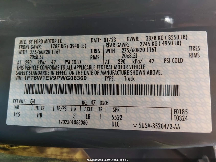 Ford F150 F-150 Lightning Lariat, снимка 9 - Автомобили и джипове - 55936073