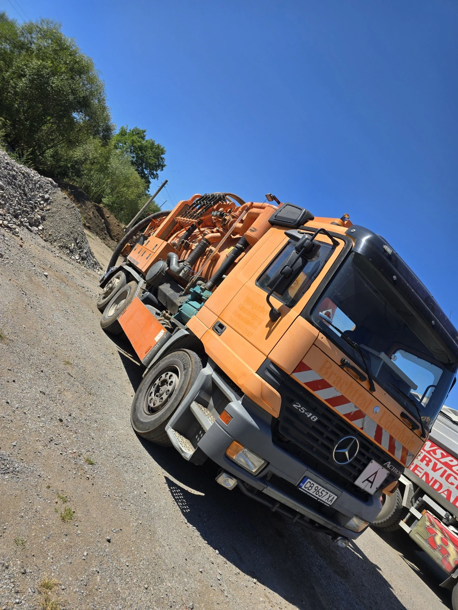 Mercedes-Benz 25482 Каналопочистващ, снимка 2 - Камиони - 55252343