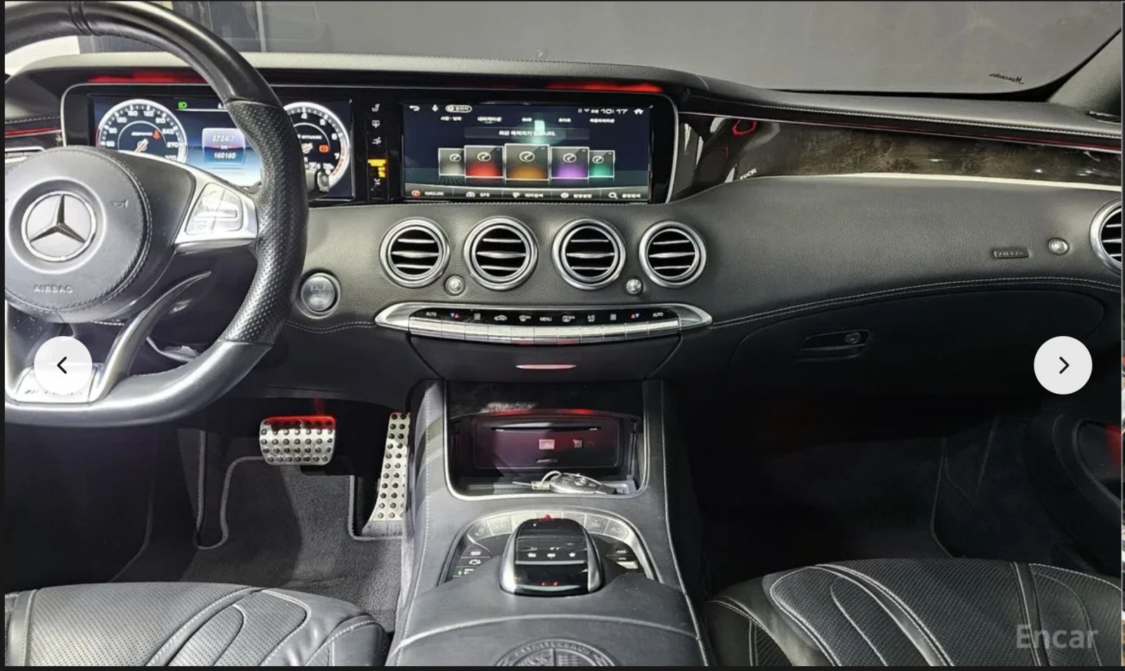 Mercedes-Benz SL 63 AMG 4MATIC* COUPE* BURMESTER* ДИСТРОНИК* ОБДУХВАНЕ* МА, снимка 9 - Автомобили и джипове - 53986929