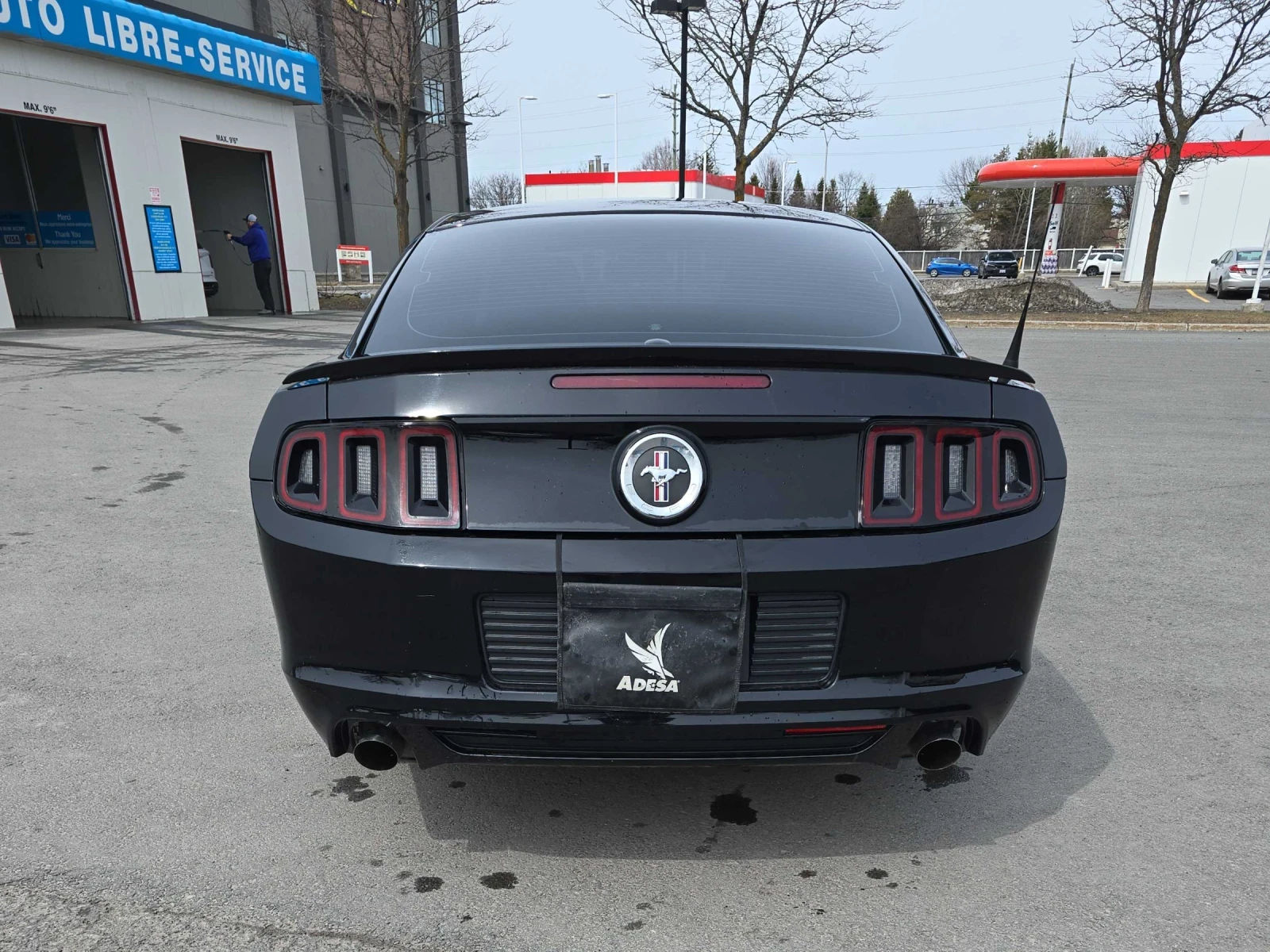 Ford Mustang 3.7 V6 * РЪЧКА * ПОДГРЕВИ * ЧЕРЕН КОЖЕН САЛОН , снимка 5 - Автомобили и джипове - 54082748