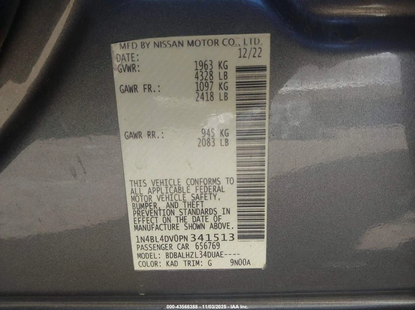 Nissan Altima 2.5L I-4 DI, DOHC, VVT, 188HP Front Wheel Drive | Mobile.bg � ����������� 9