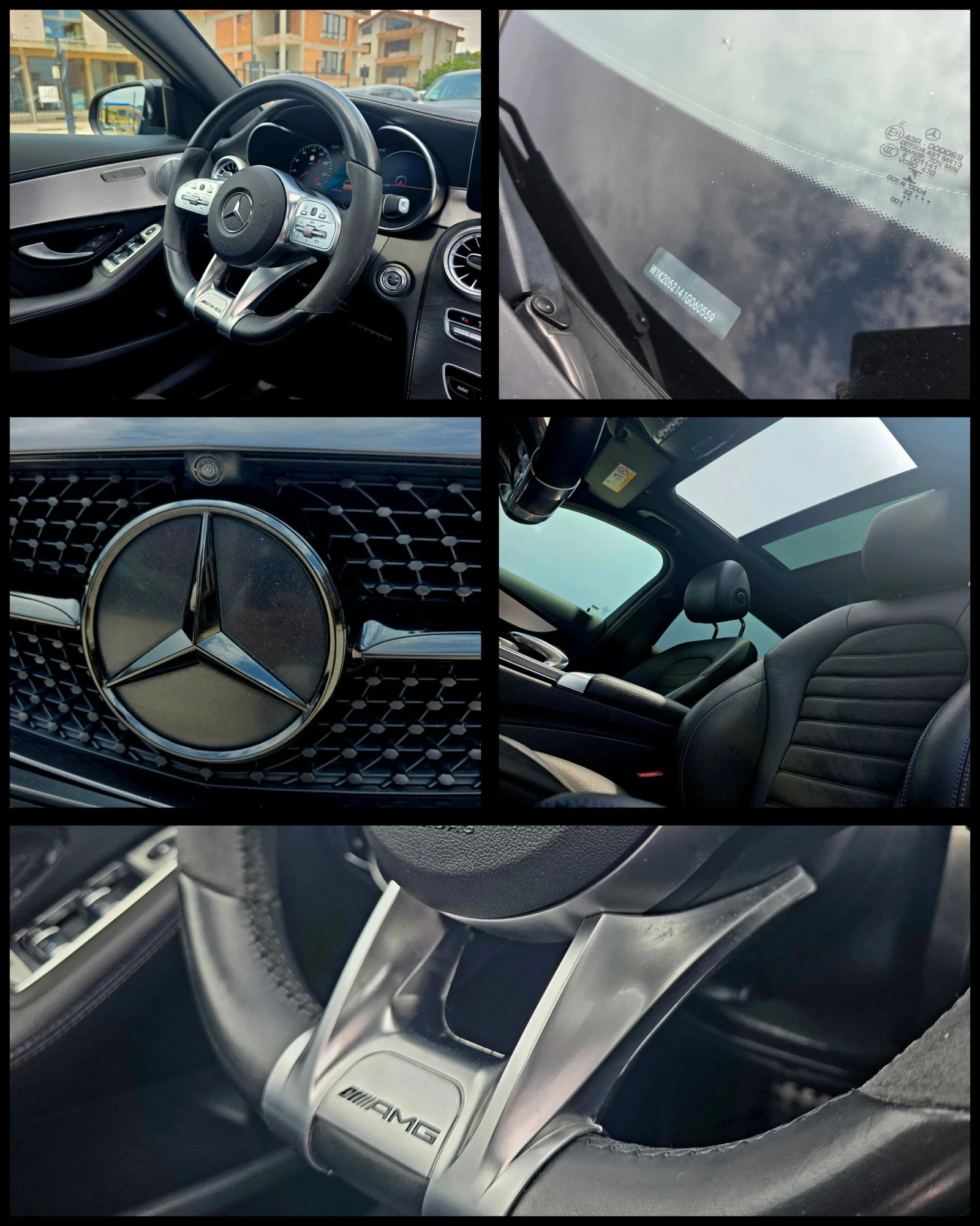 Mercedes-Benz C 220 Panorana 360 Camera AMG-Lein Keyless Go Distronik , снимка 13 - Автомобили и джипове - 54948781