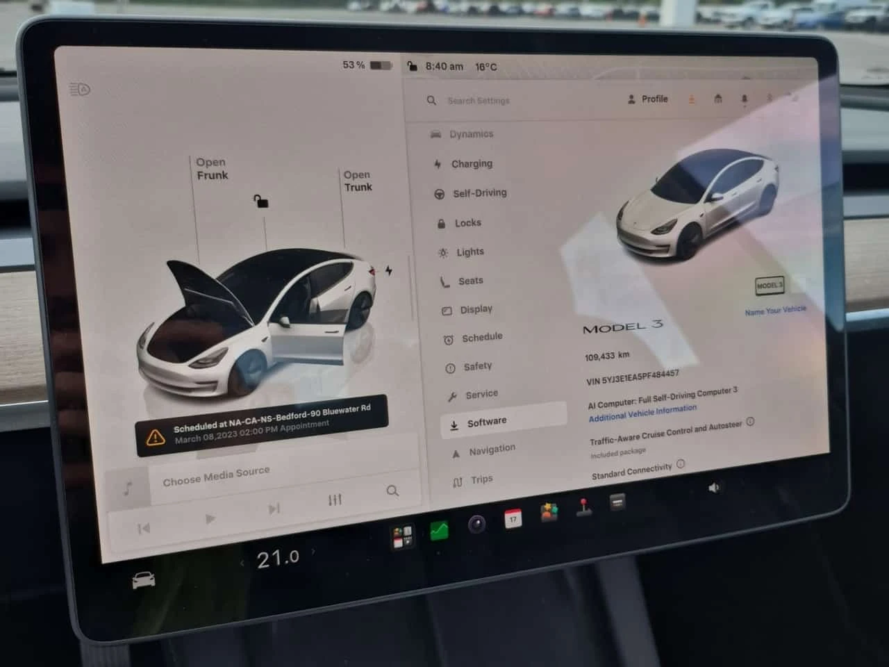 Tesla Model 3 / ОТ ПРЕДСТАВИТЕЛСТВО НА ТЕСЛА /, снимка 9 - Автомобили и джипове - 56180018