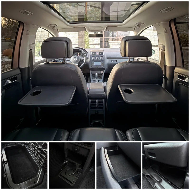 VW Touran 2.0TDI Панорама* Камера* Теглич* 7 Местен, снимка 6 - Автомобили и джипове - 52716032