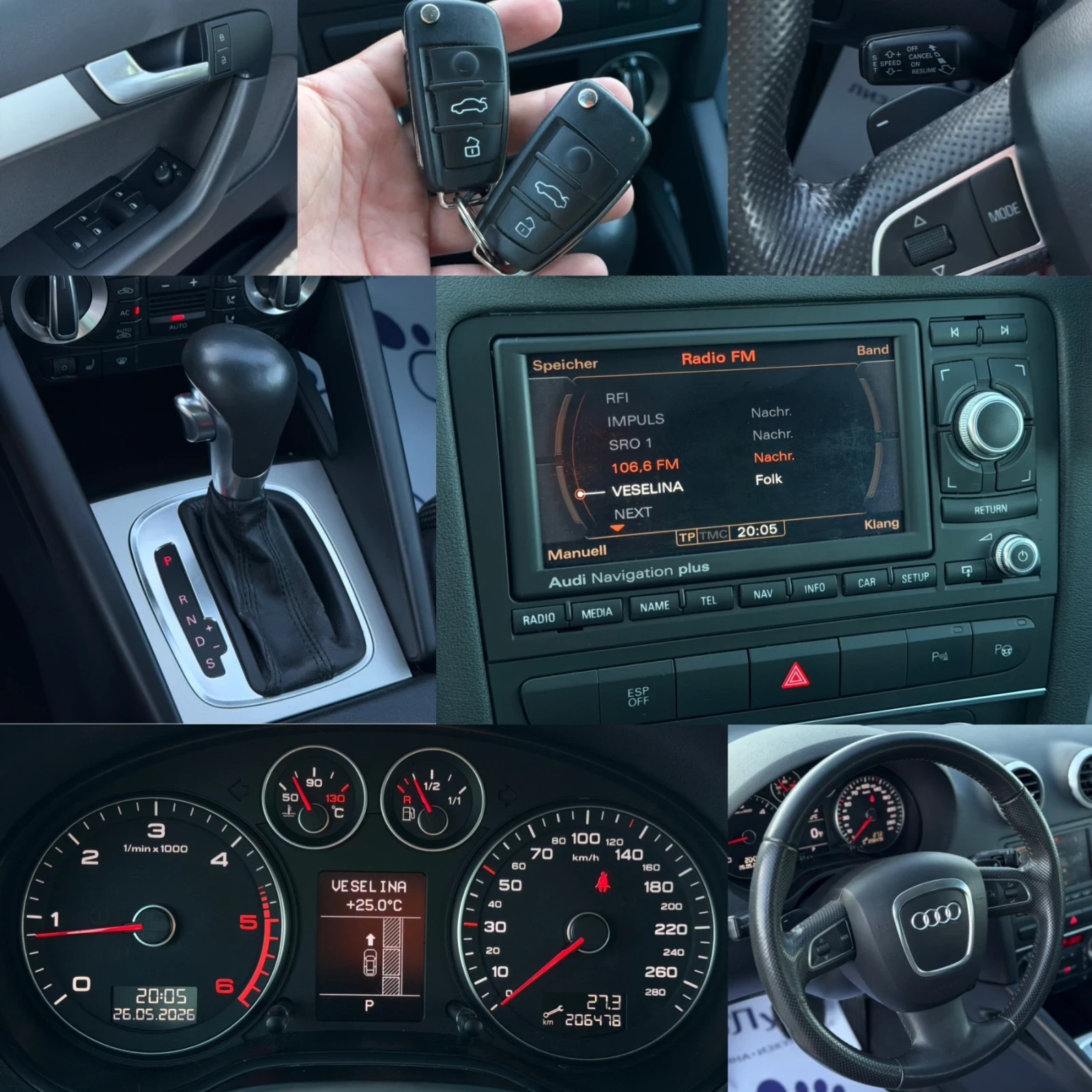 Audi A3 2.0TDI 170�� DSG ������ ���� ������� PARK-ASISIST | Mobile.bg � ����������� 16