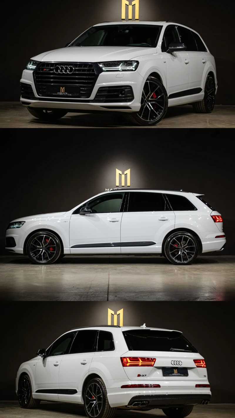 Audi SQ7 4.0 V8 TDI/HD Matrix/B&O/Alcantara/Ambient, снимка 3 - Автомобили и джипове - 50365416