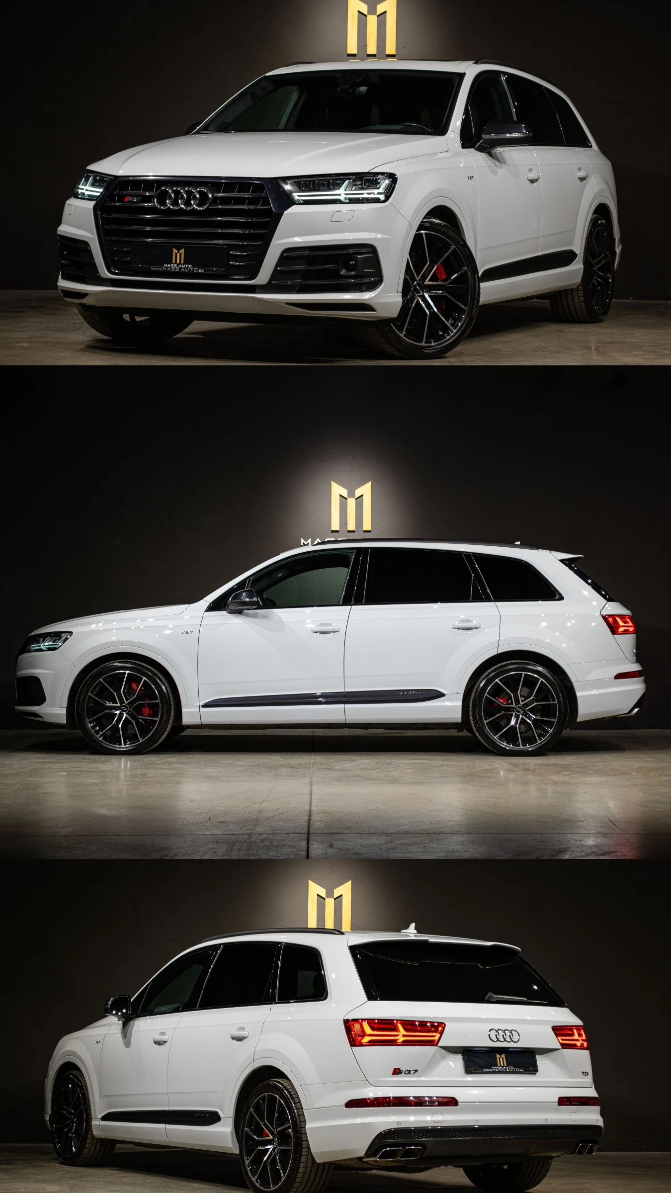 Audi SQ7 4.0 V8 TDI/HD Matrix/B&O/Alcantara/Ambient - изображение 3