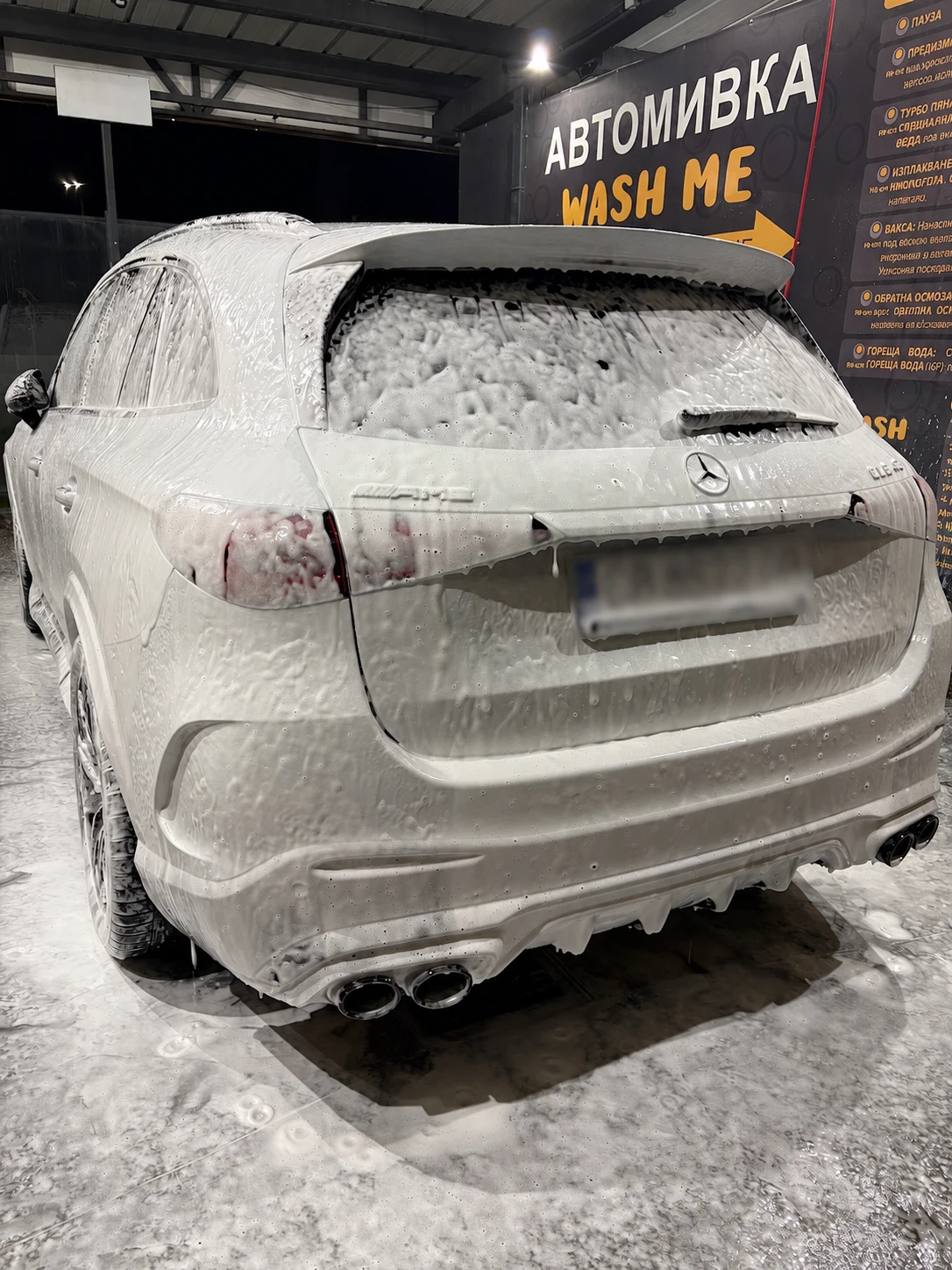 Mercedes-Benz GLC 43 AMG PPF/Opalite White/HEAD UP/360, снимка 12 - Автомобили и джипове - 55596831