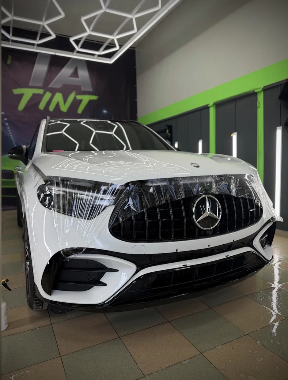 Mercedes-Benz GLC 43 AMG PPF/Opalite White/HEAD UP/360, снимка 6 - Автомобили и джипове - 55596831