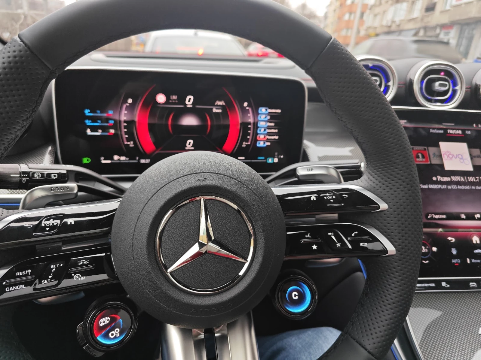 Mercedes-Benz GLC 43 AMG PPF/Opalite White/HEAD UP/360, снимка 11 - Автомобили и джипове - 55596831