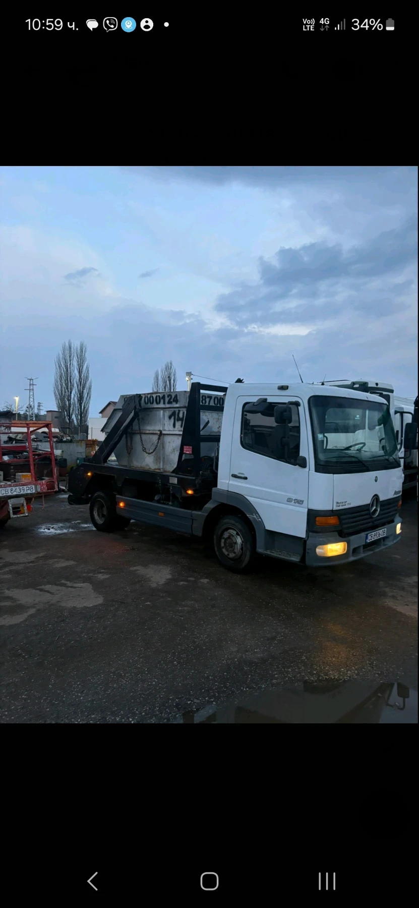 Mercedes-Benz Atego Мултилифт, снимка 2 - Камиони - 53733092