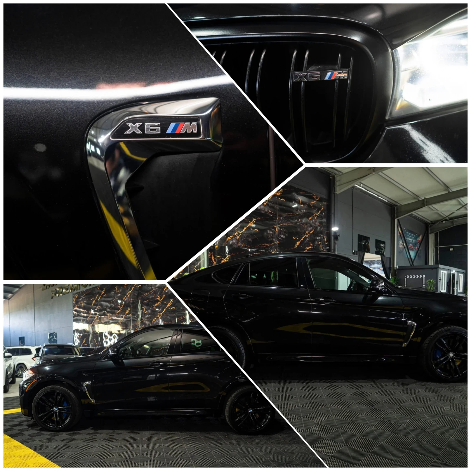 BMW X6 M LED CARBON H&K HUD ЛИЗИНГ 100%, снимка 17 - Автомобили и джипове - 55711688