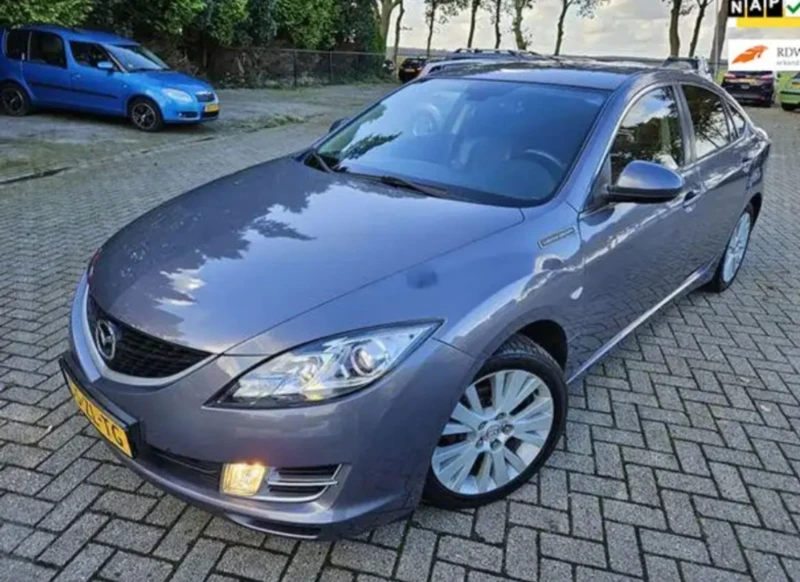 Mazda 6 1.8-120кс.ГАЗ-БЕНЗИН-КОЖА-НАВИ, снимка 1 - Автомобили и джипове - 48059466