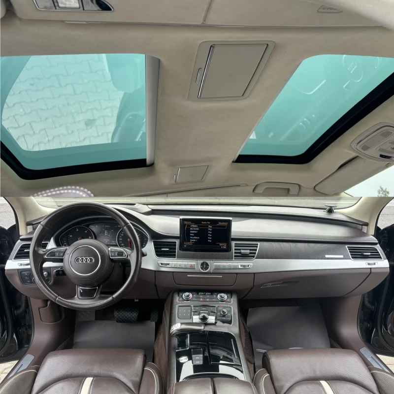 Audi A8 4.2TDI#LONG#DESIGN SELECTION#B&O#3xTV#PANO#УНИКАТ, снимка 12 - Автомобили и джипове - 48911531