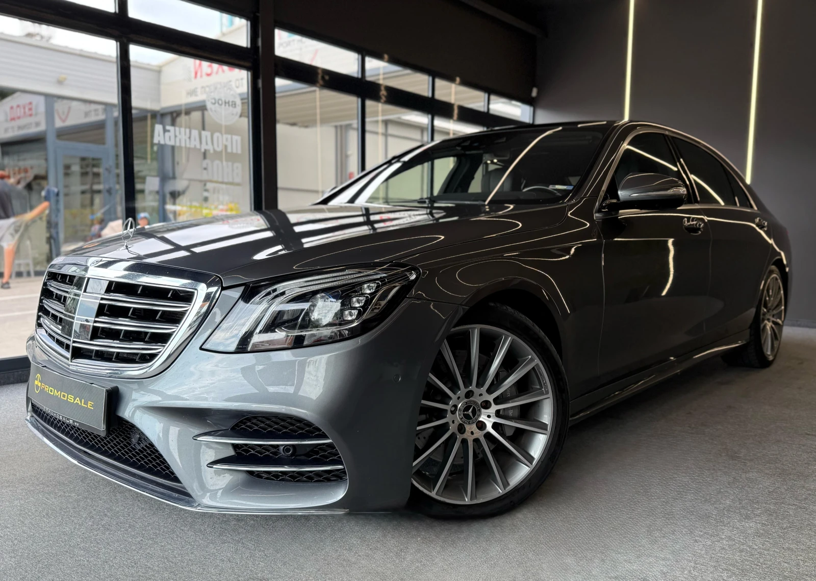 Mercedes-Benz S 560 4 matic* TV* Обдух* Подгрев* Панорама* Лизинг - изображение 3