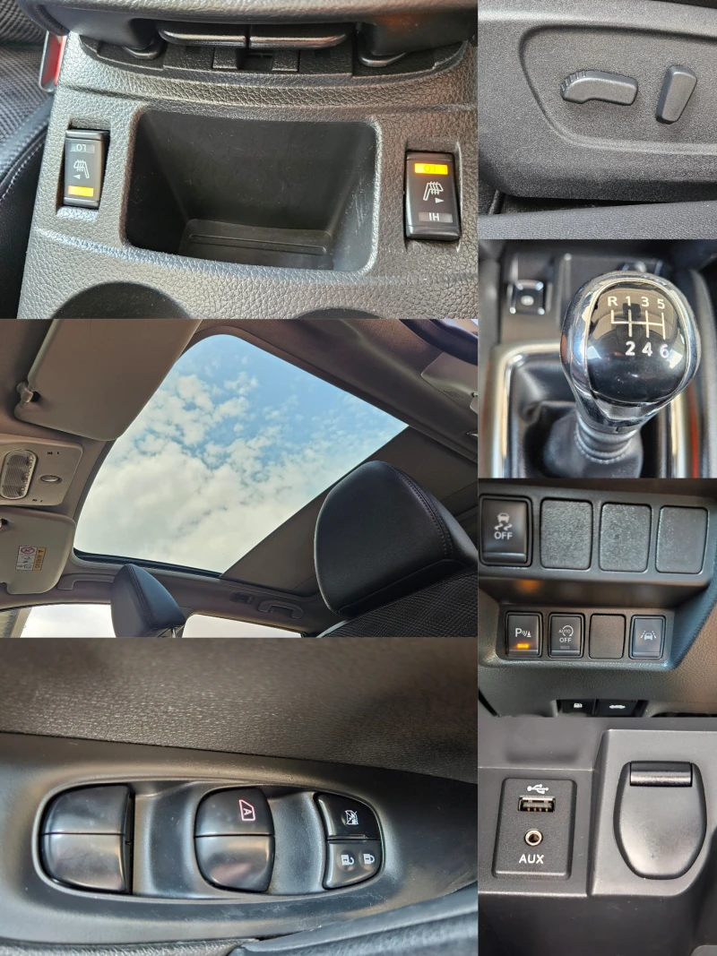 Nissan Qashqai 1.2DIG-T/73220км/Tekna/6кс/NAVI/БЛУТУТ/EURO 5B/ТОП, снимка 14 - Автомобили и джипове - 46857751