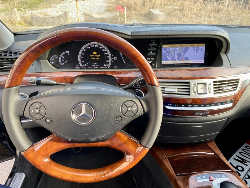 Mercedes-Benz S 500 /S 550, 5.5/388 к.с.LONG, 4 Matic, Keyless, 20-ки , снимка 8 - Автомобили и джипове - 43675006