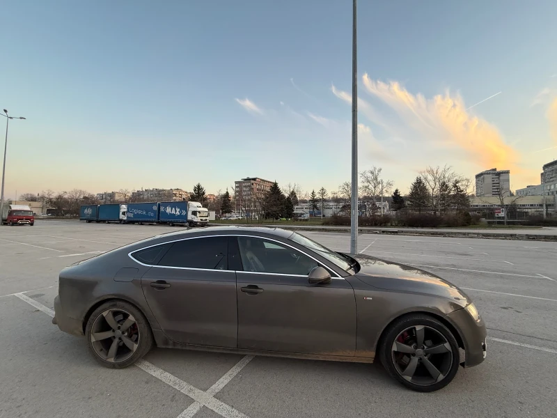 Audi A7 Светещ* ТАВАН* 3.0D* Sline* 4x4, снимка 4 - Автомобили и джипове - 48500386