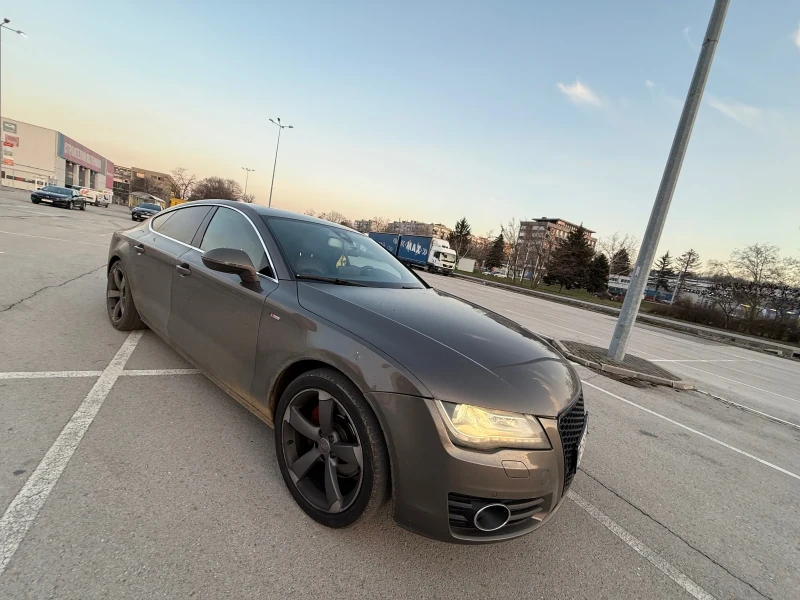 Audi A7 Светещ* ТАВАН* 3.0D* Sline* 4x4, снимка 3 - Автомобили и джипове - 48500386