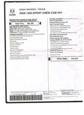 Dodge RAM 1500 * Sport * 2 КЛЮЧА * ПОДГРЕВИ * KEYLESS * CARFAX *  - 19550 € / 38236.48 лв. - 39946057 10