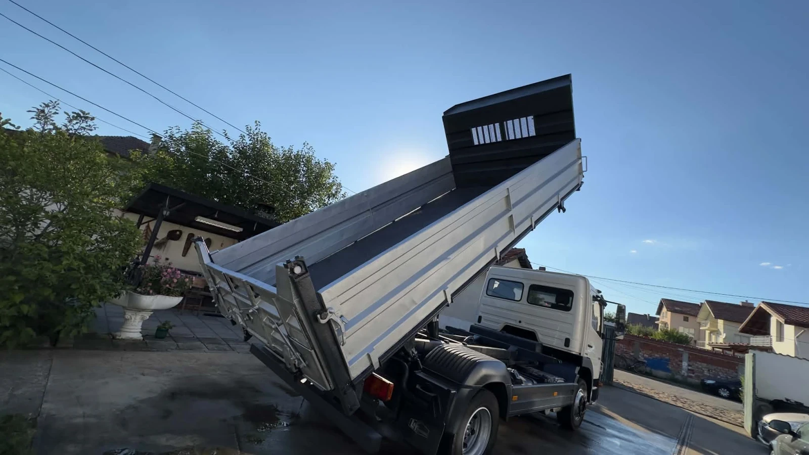 Mercedes-Benz Atego 1224 Тристранен самосвал , снимка 6 - Камиони - 55970590