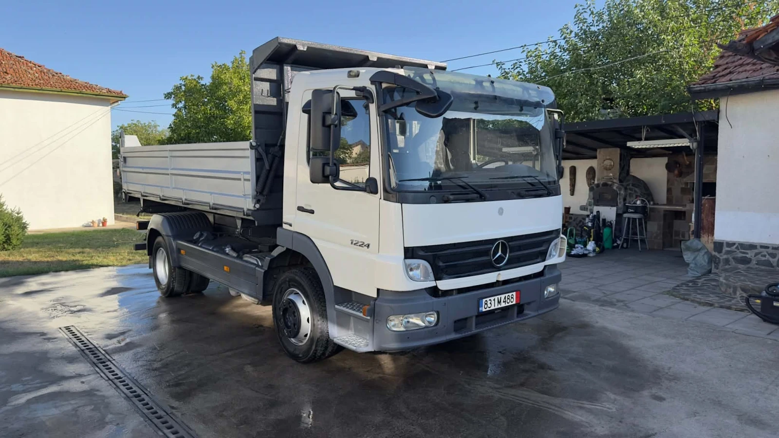 Mercedes-Benz Atego 1224 Тристранен самосвал , снимка 9 - Камиони - 55970590