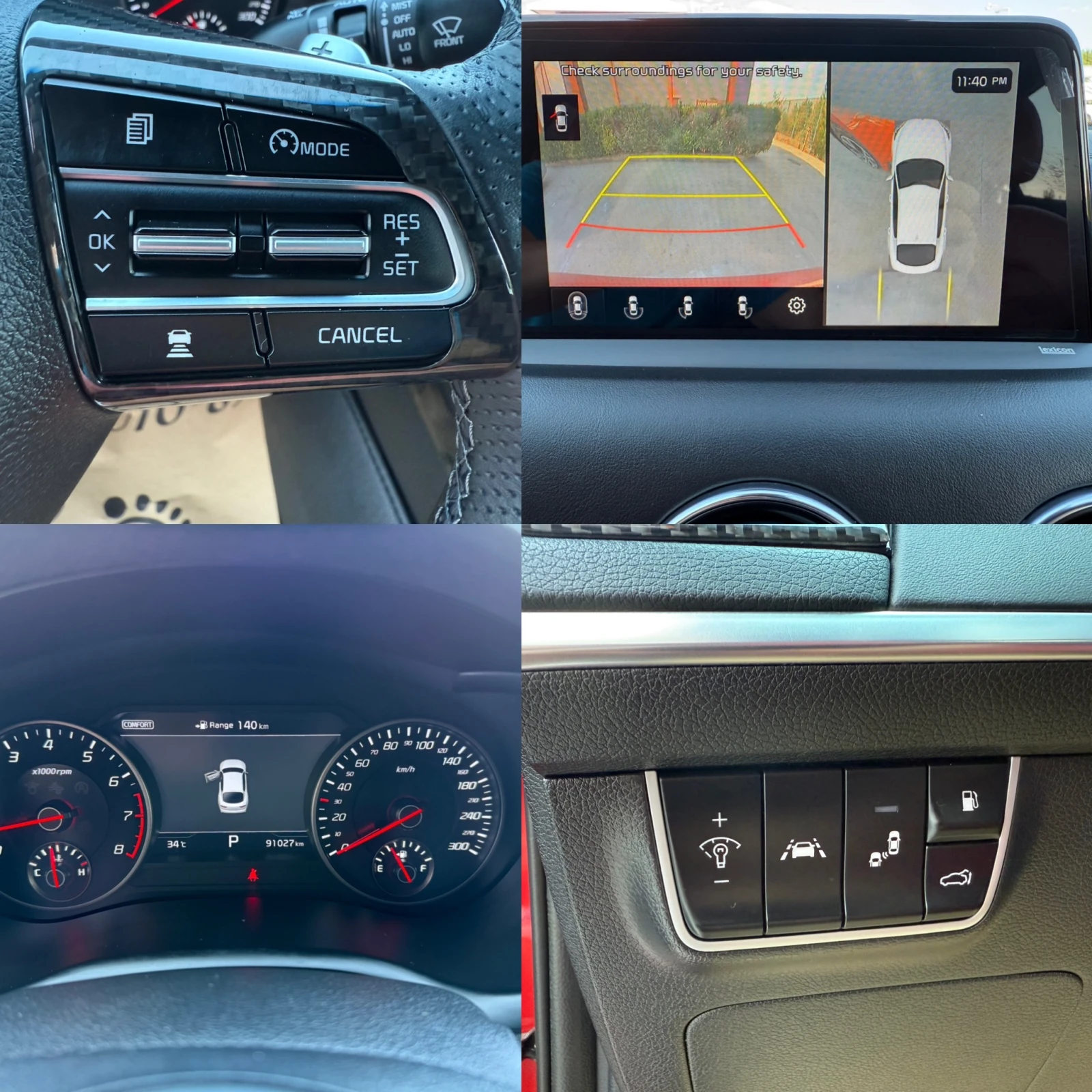 Kia Stinger 3.3i 4WD, , Head up,  . | Mobile.bg   17