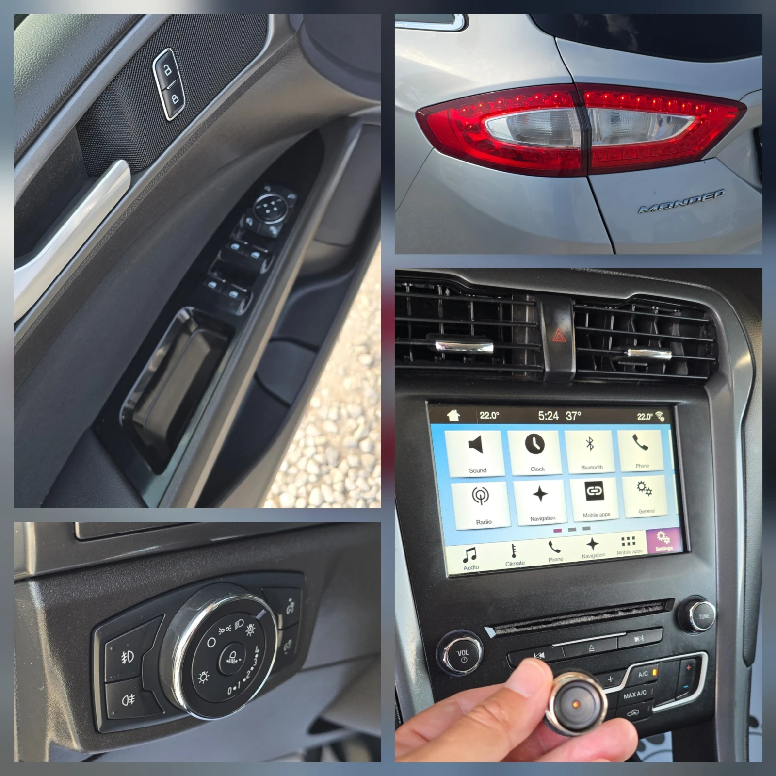 Ford Mondeo 2.0TDCI NAVI/LINE ASIST/KEYLESS GO/CAMERA, снимка 10 - Автомобили и джипове - 55579148