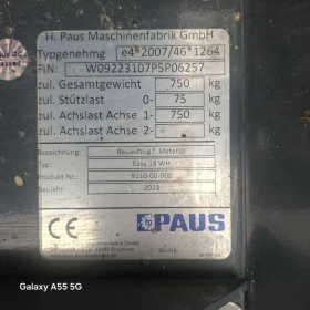 Автовишка Друга марка PAUS EASY 18WH, снимка 16