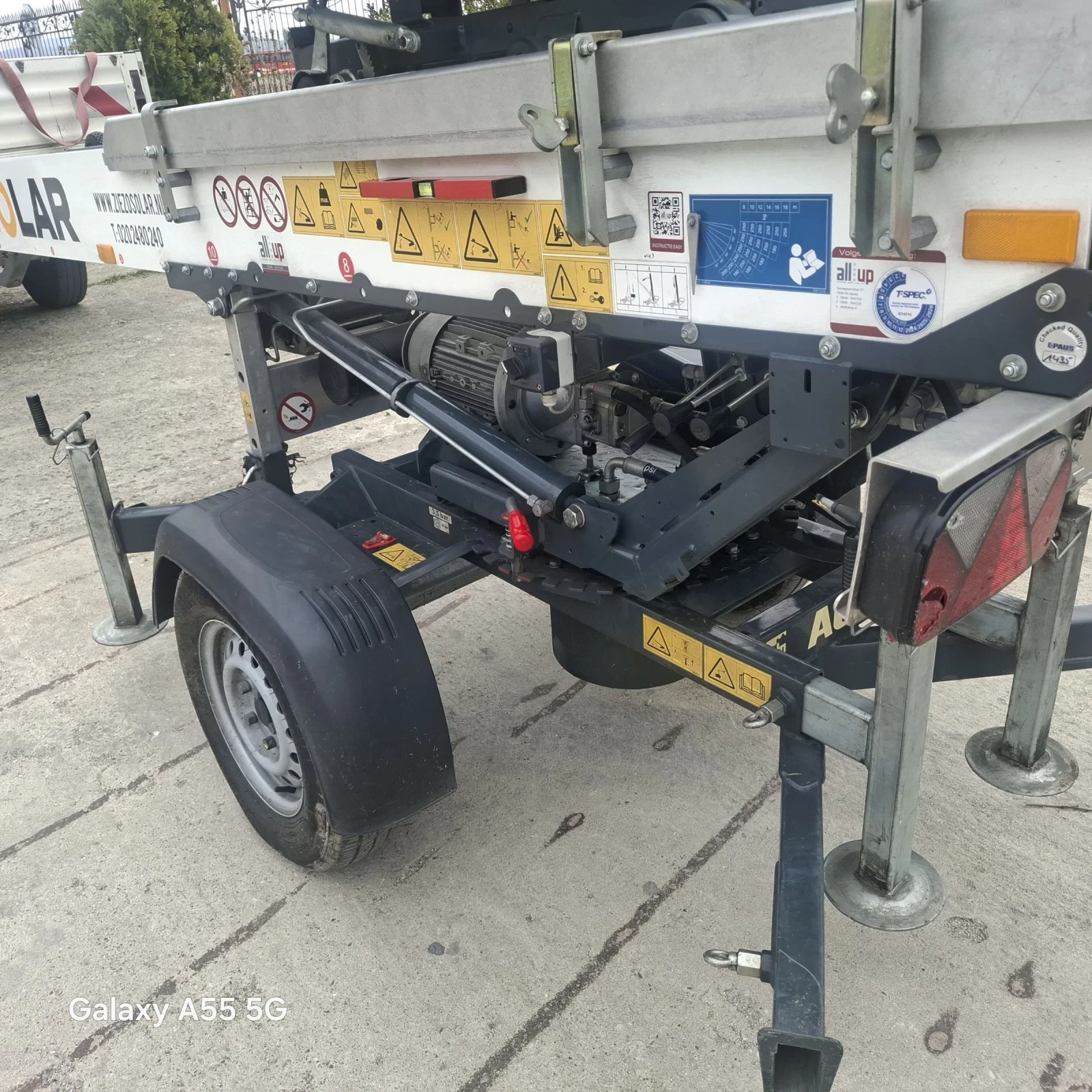 Автовишка Друга марка PAUS EASY 18WH, снимка 8 - Индустриална техника - 55076032