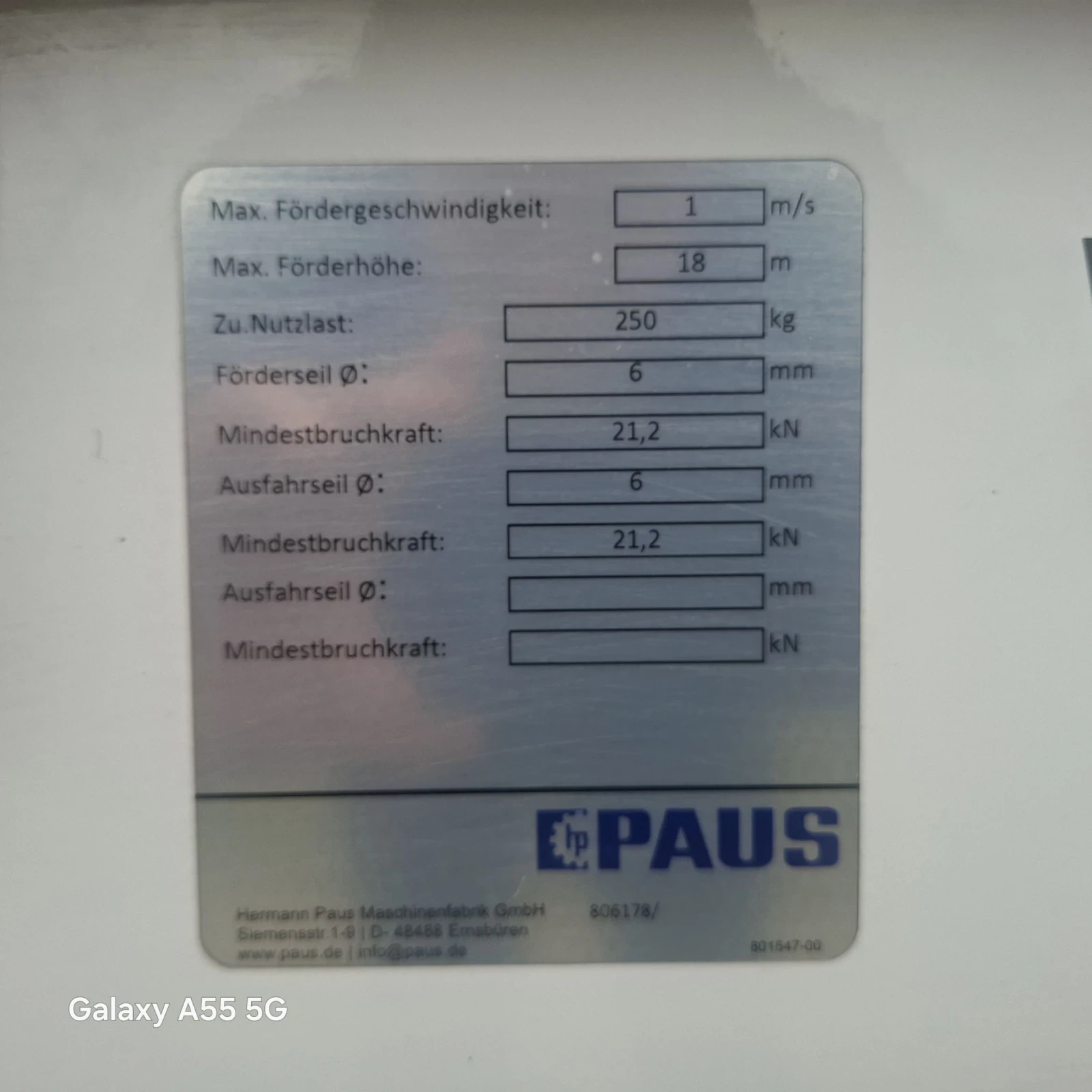 Автовишка Друга марка PAUS EASY 18WH, снимка 17 - Индустриална техника - 55076032