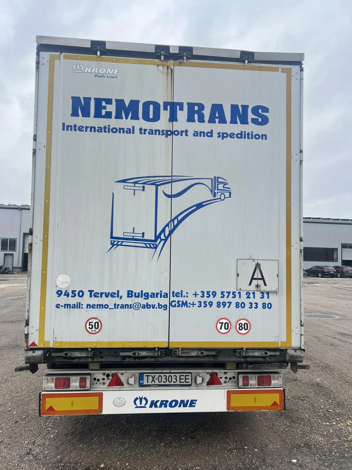Полуремарке Krone SD  с капаци, снимка 3 - Ремаркета - 56733711