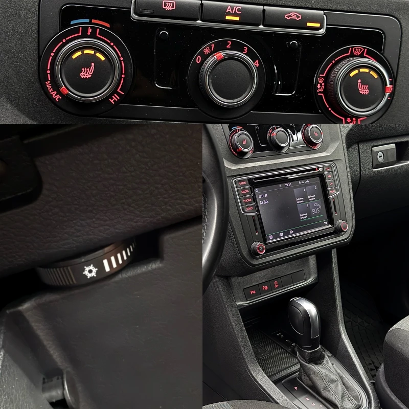 VW Caddy MAXI 150к.с. Bi-Xenon ДИСТРОНИК НАВИГАЦИЯ , снимка 13 - Автомобили и джипове - 51478022