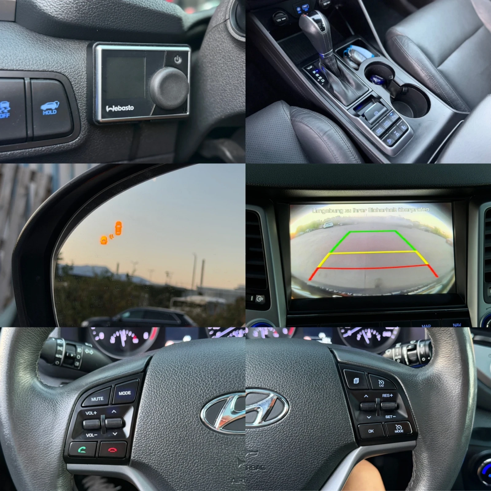 Hyundai Tucson 2.0CRDI* PREMUIM* 4X4* АВТОМАТИК, снимка 15 - Автомобили и джипове - 56293769