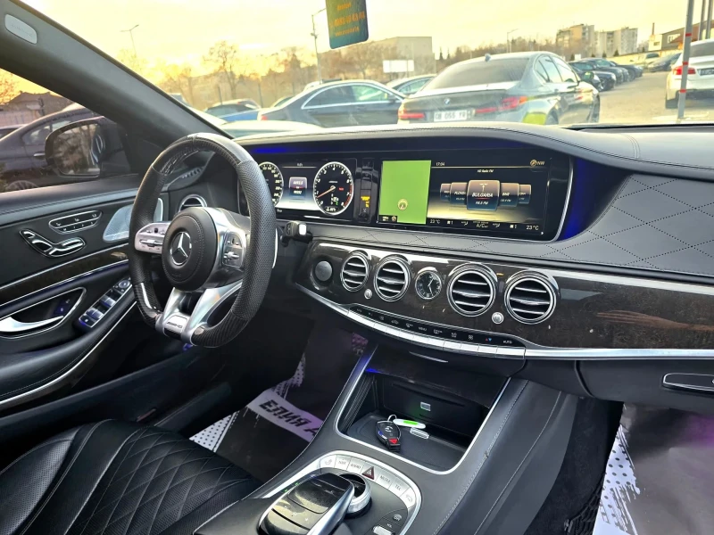 Mercedes-Benz S 550 FULL AMG LONG FACELIFT ПАНО 99ХИЛ КМ ЛИЗИНГ 100%, снимка 15 - Автомобили и джипове - 49151264