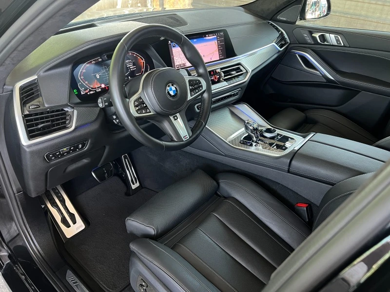 BMW X6 3.0 D XDRIVE-286 к.с./R22/LASER/ОБДУХВАНЕ/ПАНОРАМА, снимка 9 - Автомобили и джипове - 45996070