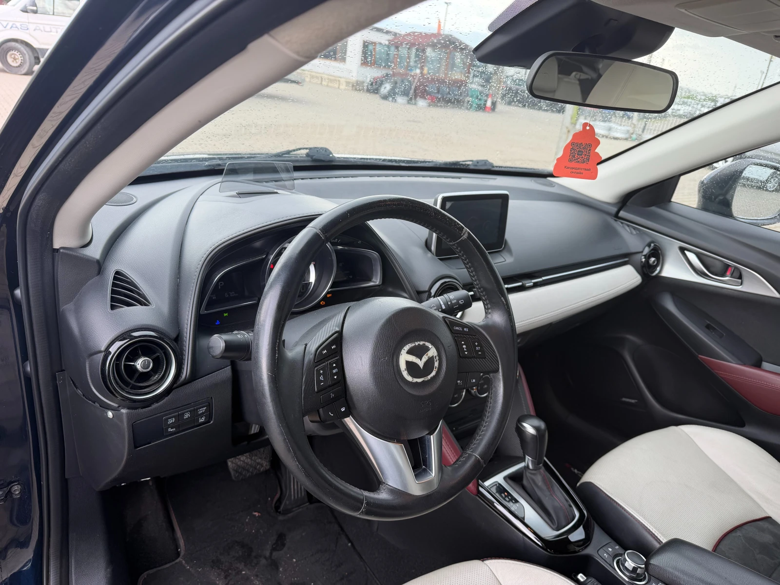 Mazda CX-3 1.5D AWD AVTOMAT/NAVI/KOJA/KAMERA EURO 6, снимка 13 - Автомобили и джипове - 54471777